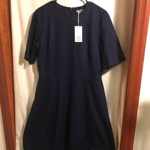 COS Dresses - COS navy cocoon wool dress size 12 COS Dresses - COS navy cocoon wool dress size 12